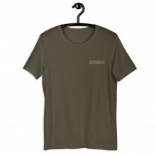 T-shirt Ricamata - logo bianco - unisex